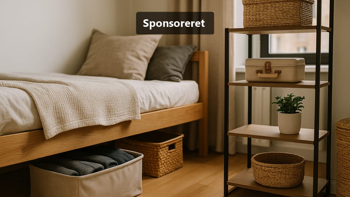 Når pladsen er trang: praktiske opbevaringsløsninger til små boliger